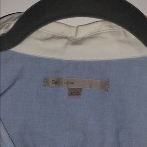 GAP Tops - Gap blue and white button down shirt GAP Tops - Gap blue and white button down shirt
